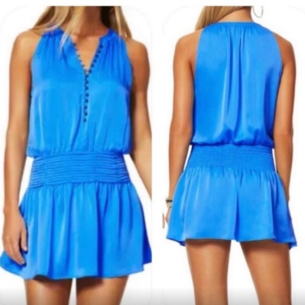 Ramy Brook Women’s Delora Dress. Blue size medium.